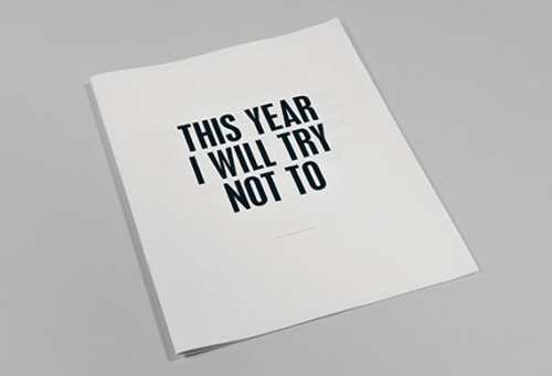 THIS YEAR I WILL TRY NOT TO www.trynotto.com.auI&rsquo;m lucky to have a copy of this witty manual p