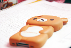 irresistableness:  Rilakkuma 3D iPhone4 Case by hellonaaancy on Flickr. 