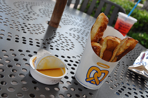 thedailycrave: Munchie Monday!  Truth: I love Auntie Anne&rsquo;s pretzels more than I love