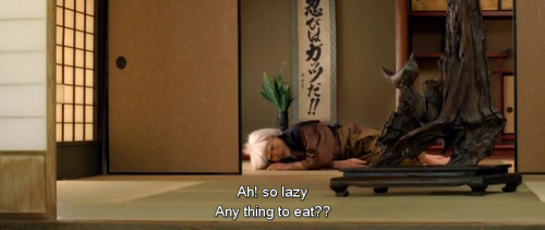 itsjustafantasea:  so lazy… anything to eat? 