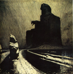 artandopinion:  The Black Idol 1903 Frantisek Kupka 