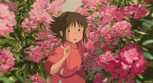 ‘How did you know my name was Chihiro? … I have known you since you were very small.'
Spirited Away (2001)
