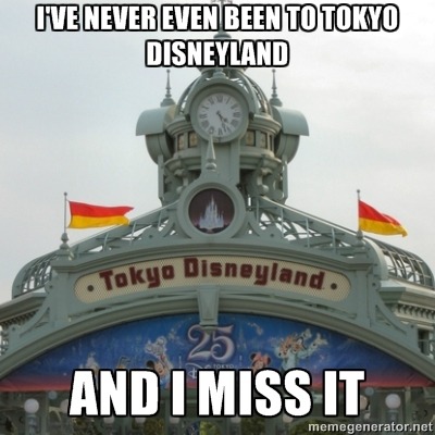 postdisneydepression:  I’ve never even been to Tokyo Disneyland And I miss it