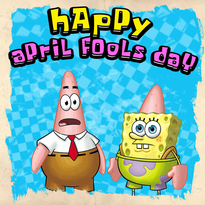 April fools spongebob