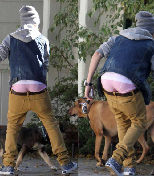 Justin Bieber’s ass.