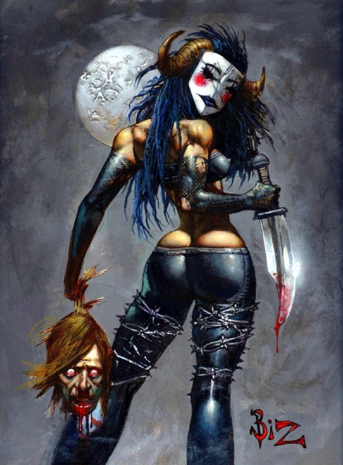 vitazur:  Simon Bisley - Killer Girl 