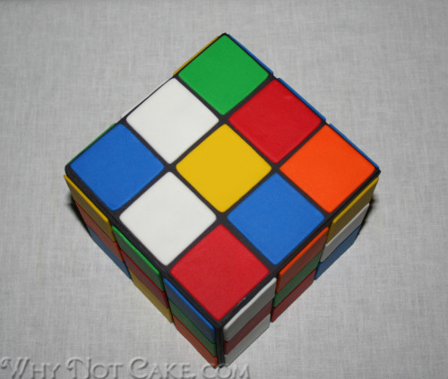 Rubik’s Cube Cake by Why Not Cake!  