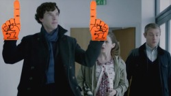 Sherlock Holding Pairs of Things Week: Day