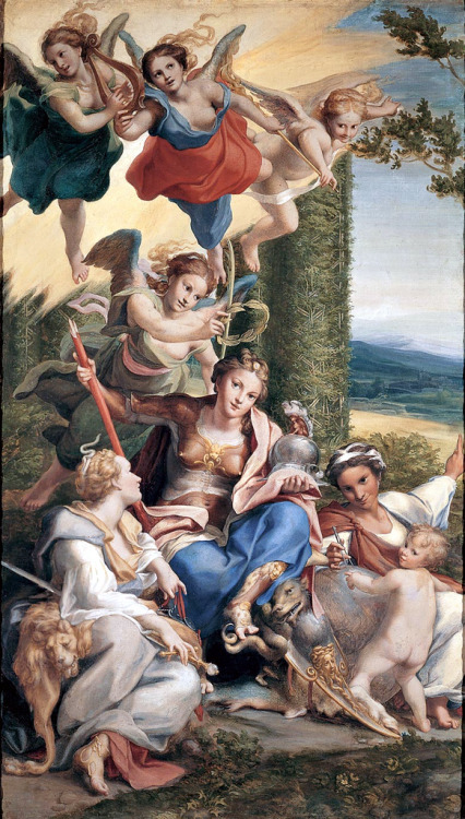 Allegory of Virtues, by Correggio, Musée du Louvre, Paris.