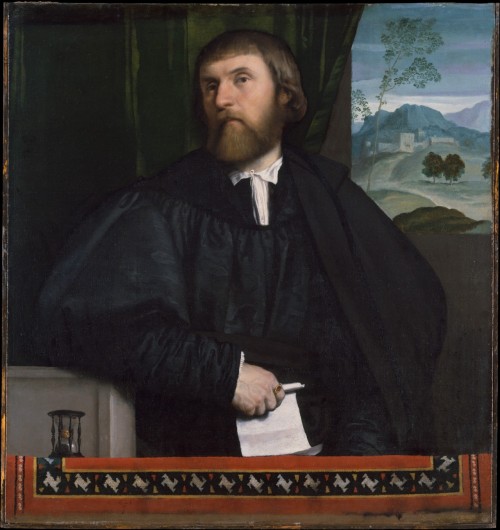 Portrait of a Man, by Moretto, Metropolitan Museum of Art, New York City.