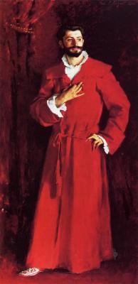 Brazenswing:  John Singer Sargent: Dr. Pozzi At Home, 1881. 