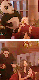 odschis:  Ellen scares her guests on her show 