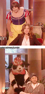 odschis:  Ellen scares her guests on her show 