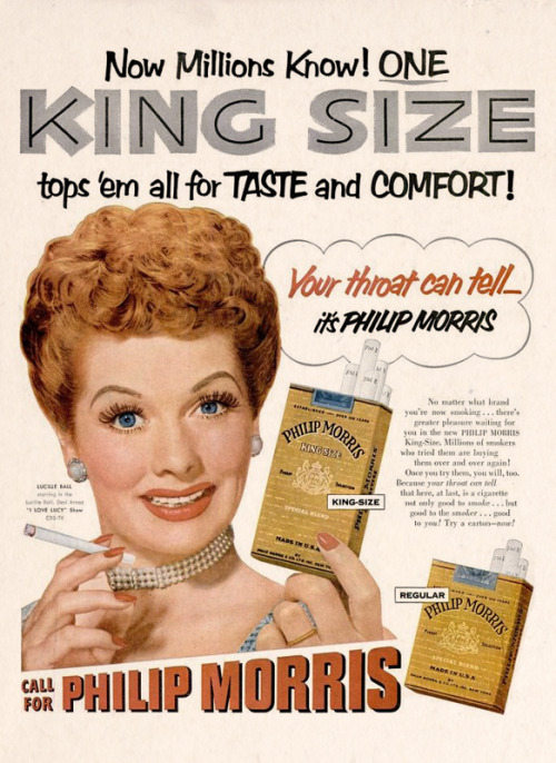 Lucille Ball for Philip Morris, 1953