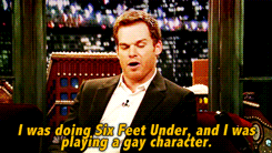 Michael C. Hall me parece um grande homem.