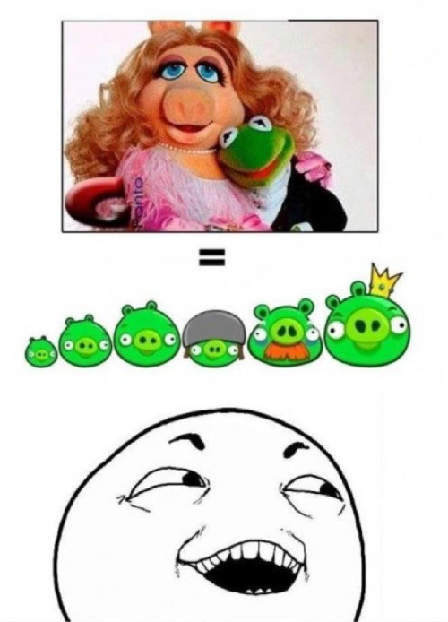 pillositio:  Ya no verás a los cerdos de Angry Birds de la misma manera… 