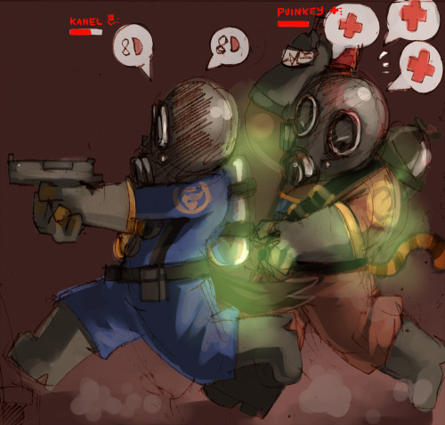 Artwork by PUINKEYThe good Ol’ KF days with epic medic broski. No one could save my ass quite as well as he did…T_T