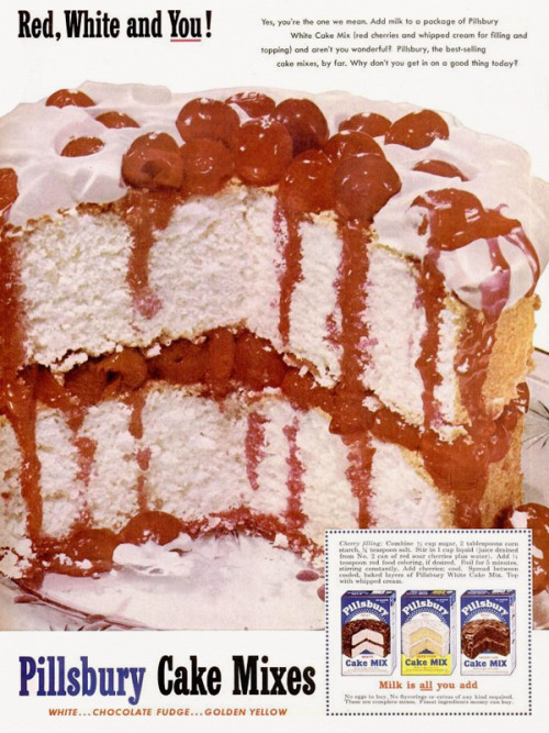 Pillsbury Cake Mix, 1953