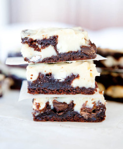 thecakebar:  Chocolate Cream Cheese Cake Bars! (recipe) 