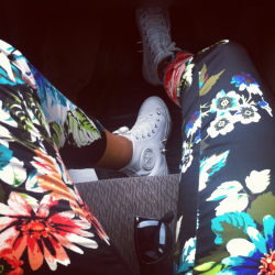  converse & floral yeaaaaa 