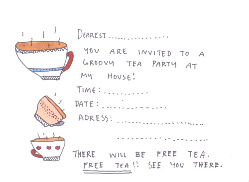 aliendaisies:  Hey guys so i made this tea party template that you could just print out if you were ever having a tea party!  