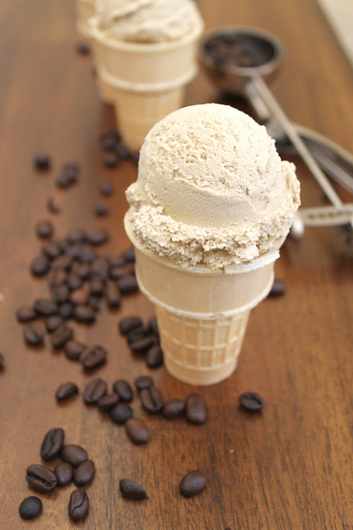 shooshyeahvegetarianfood:  coffee ice cream 