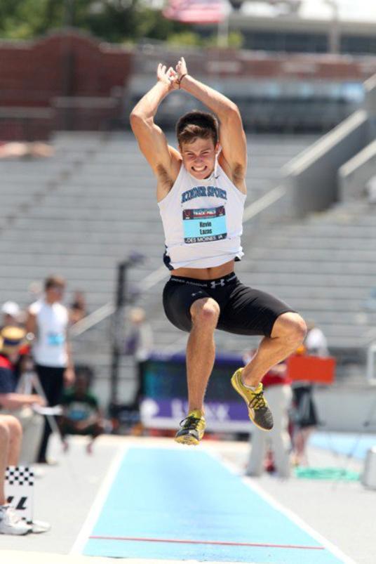 Track &amp; Field star Kevin Lazas (USA &amp; Arkansas Univ.)