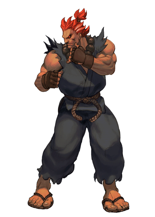 neonessgifs:   virtuelle:  Street Fighter  “Akuma Third Strike HD” by ~steamboy33