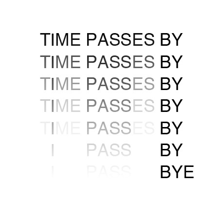 visual-poetry - »bye« by anatol knotek