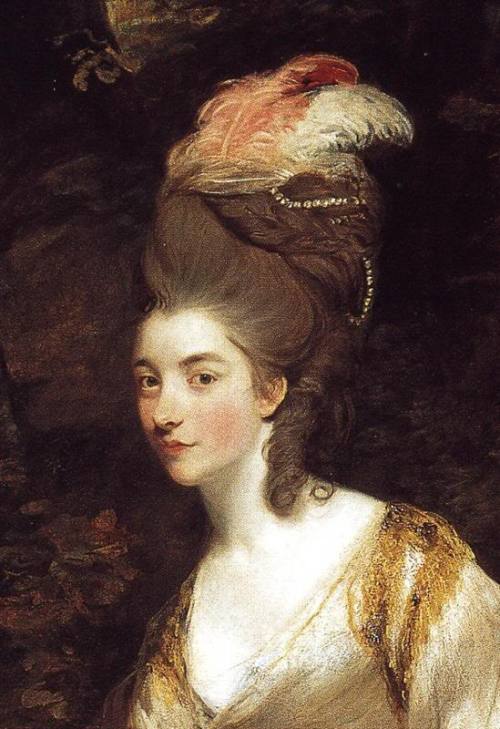 somniumdantis: Joshua Reynolds , Georgiana, Duchess of Devonshire. Detail. 1775-76