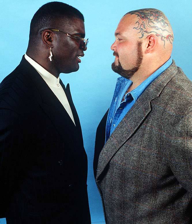 BACK IN THE DAY |4/2/95| Lawrence Taylor defeats Bam Bam Bigelow at Wrestlemania