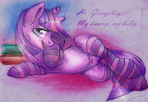 Request - Sparkles at the twilight by ~Morgween Oooh, never seen this picture, or this artist. Cute Twi! Gosh, that belly <3 <3