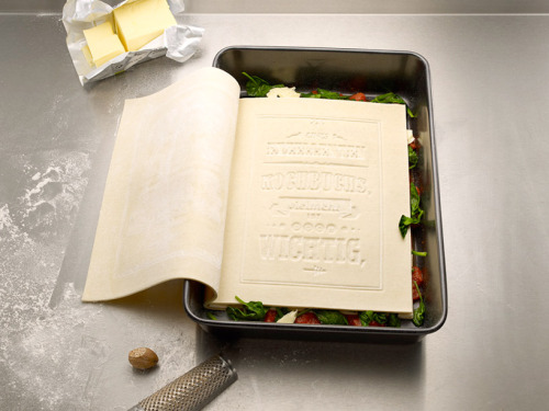 Korefe www.korefe.deGenius design invention by a German design studio - ‘The Real Cookbook&rsq