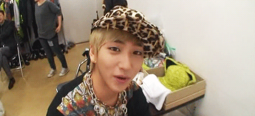 pervingonkpop:  What did you say to get that reaction from him?  
