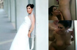 slutwives4u:  A bride with pride! 