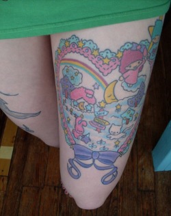stitchradical:  all healed!  I can’t believe I made my magical girl power sanrio dreams come true, xoxo