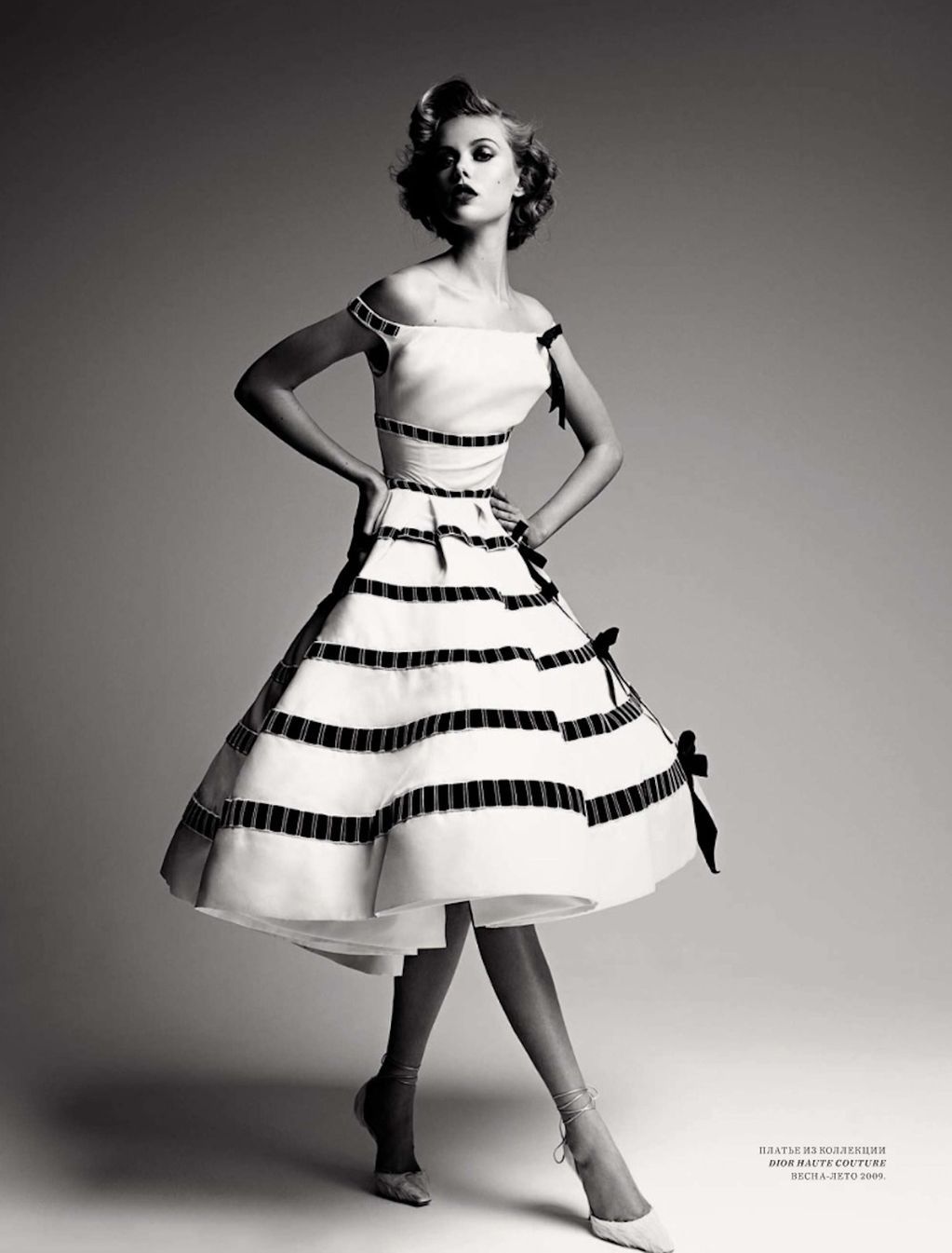 black-with-white:  Frida Gustavsson by Patrick Demarchelier / Dior Couture Book 
