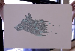 danjonesdesign:  Winter is Coming….. Christopher Harrell’s Game of Thrones Letterpress Print 