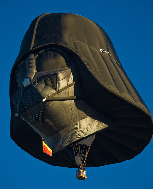 Vader in the Sky
The hot air balloon version.