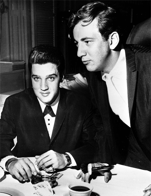 Elvis and Bobby Darin at the Sahara Hotel | July 26, 1960.