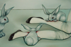 oldroze:  &ldquo;Alice, Devoured by Rabbits&rdquo; by Carla Dearman  