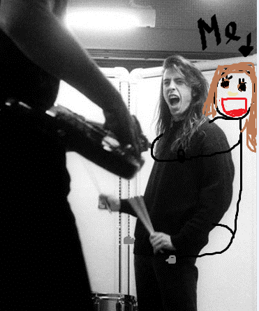 XXX foofightersfuckyeah:  Me with the foos  photo