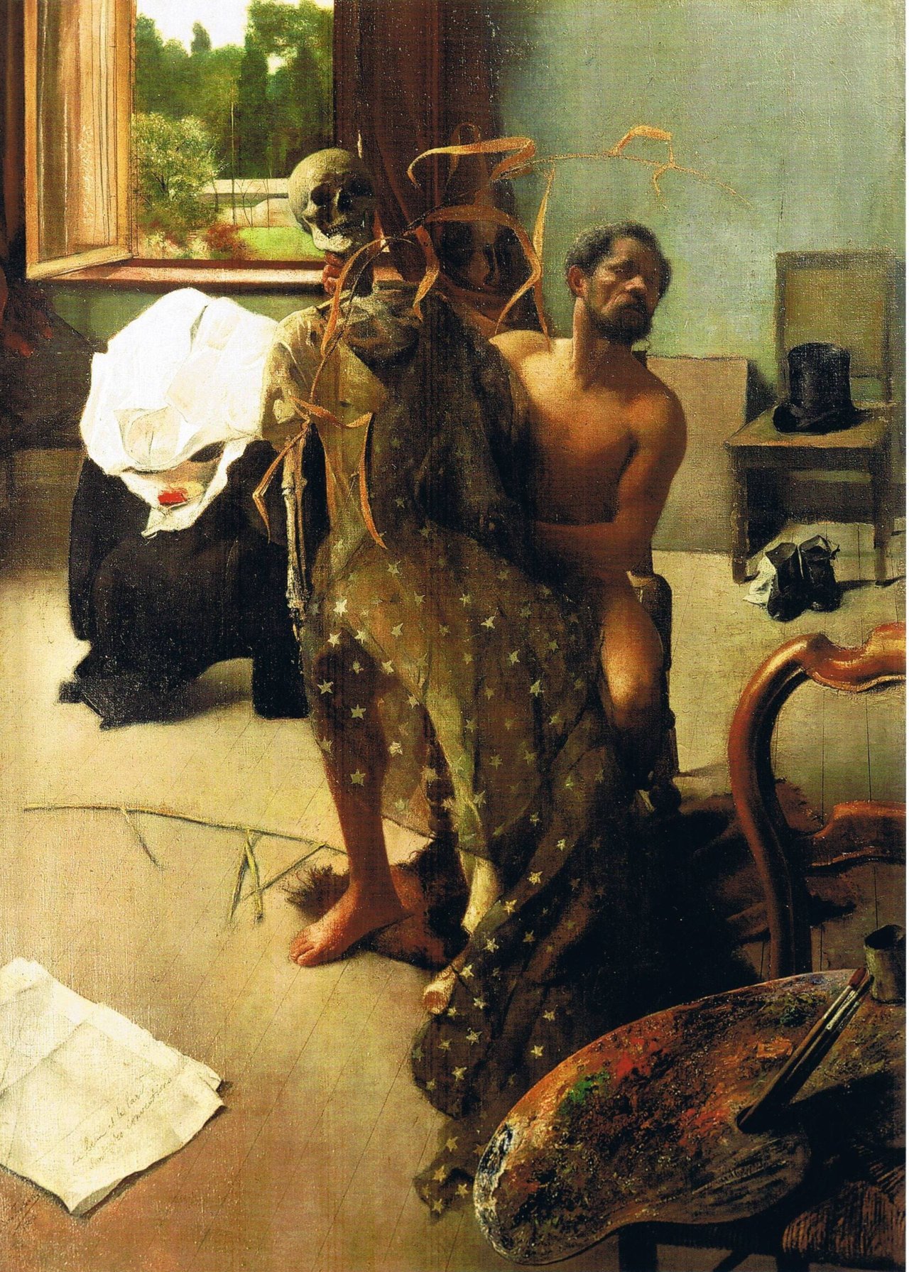 poboh:  The artist studio, Leon Frederic. Belgian Symbolist Painter (1856 - 1940)