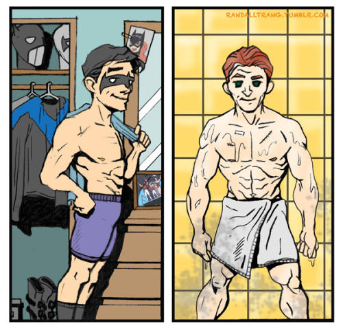 Illustrating the LAST of georgethecat’s Top 100 Hottest Dudes in Comics!#1 and 
