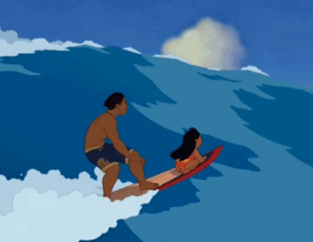 chicka-chicka-gifs:  Hawaiian roller coaster ride. 