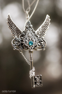 adrjs:  Magic Jewelry: Part I 1. Alluring Key2. Golden Steampunk Time Travel Key3. Ruby Angel Key4. Autumn’s Key5. Leaf Gold Key Necklace6. Water Turner Key Necklace7. Dark Leaves Key Necklace8. Silver Swirl Key9. Half Machine Key10. Zen Charm Key Part