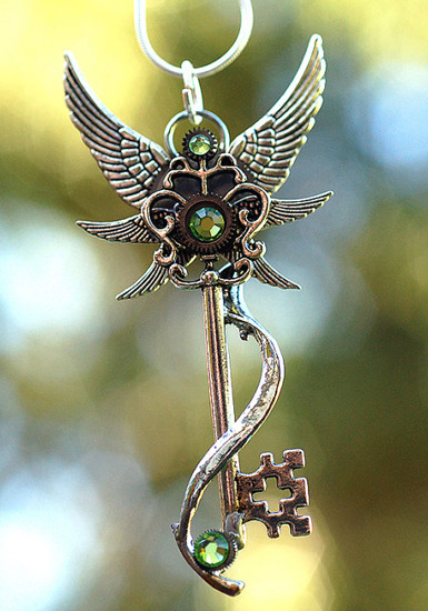 adrjs:  Magic Jewelry: Part I 1. Alluring Key2. Golden Steampunk Time Travel Key3.