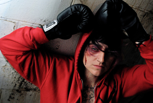 ddvc: week nineteen: “fighting spirit”. photos of moxy by kate. photos of kate by moxy. (make-up by 