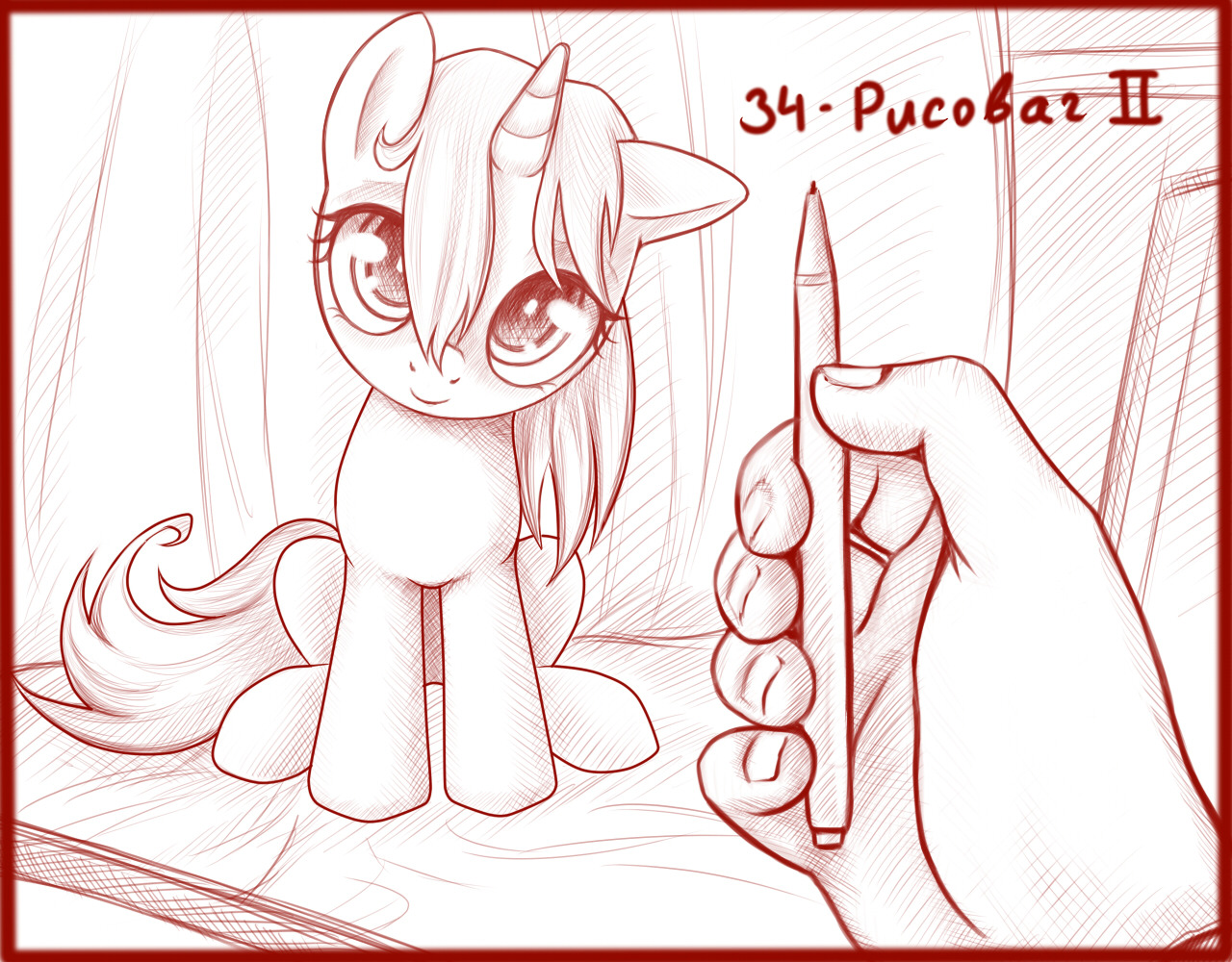 I need to learn how to draw pony eyes&hellip; maybe if i study enough Rainbow