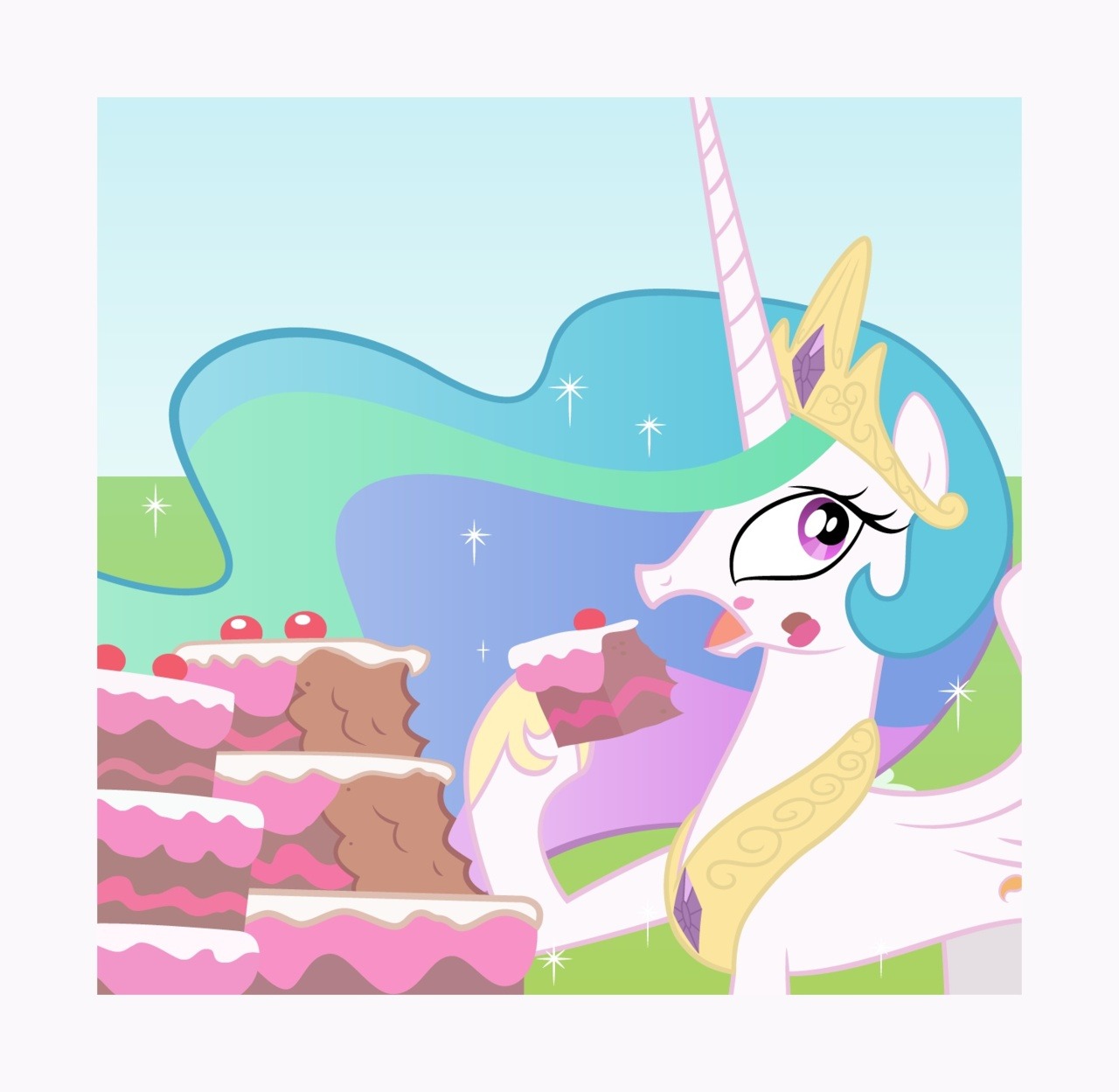 it is hilarious to me &hellip; But unfortunately there is very little Celestia